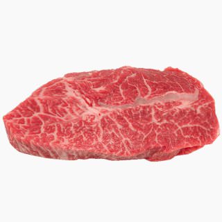 Cattle, Beef, Japanese beef cattle (chuck, without subcutaneous fat, raw)
