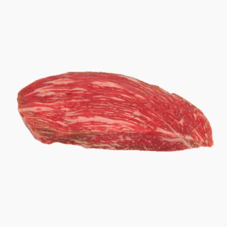 Cattle, Beef, Japanese beef cattle (rump, without subcutaneous fat,raw)