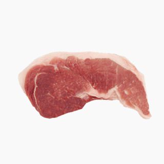 Swine, Pork, medium type breed (boston butt, lean and fat, raw)