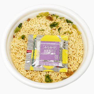 Chinese style instant cup noodles (dried by frying, chow mein type)