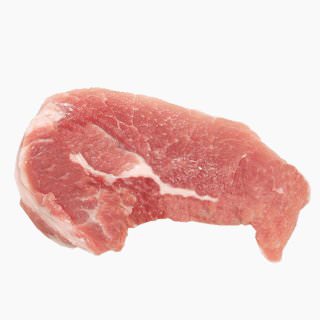 Swine, Pork, medium type breed (boston butt, without subcutaneous fat, raw)